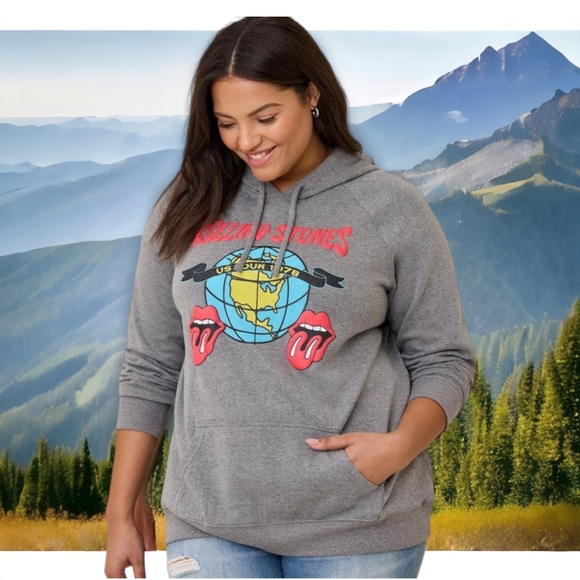 the Rolling Stones Tops - NWT - ROLLING STONES HOODIE - SIZE 3X